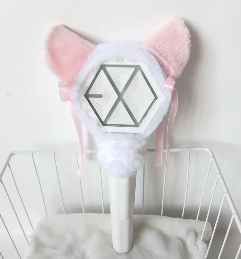 Imagem -03 - Idol Boy Group Lightstick Cover Adorável Concerto Luz Capa Fãs Kawaii Coleção do Presente Baekhyun Sehun