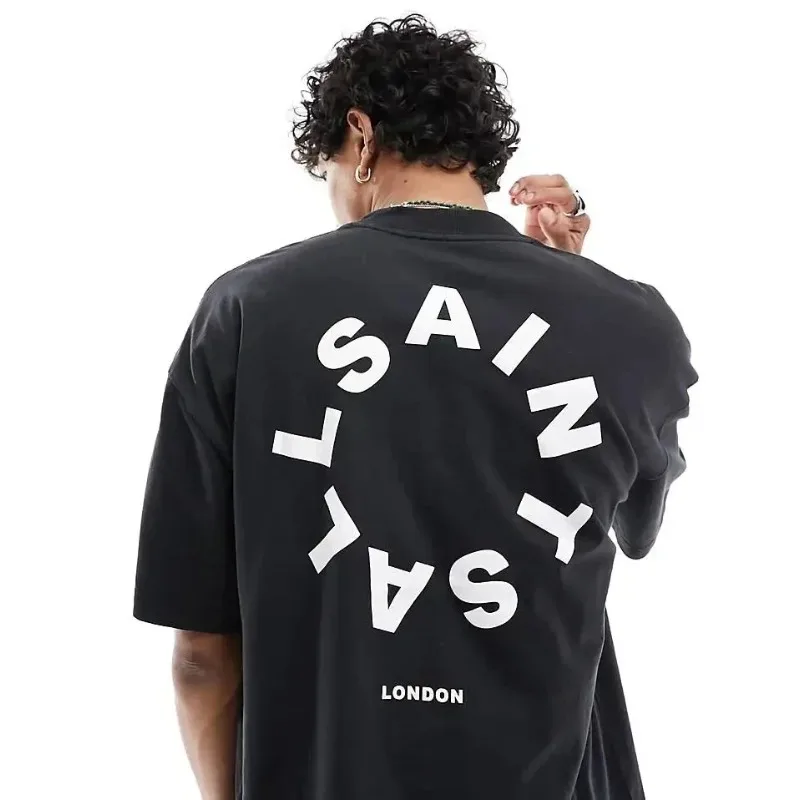 Image of Neu eingetroffen: Herren-T-Shirt mit Grafikdruck, Kurzarm, Rundhalsausschnitt, Y2K-Stil
