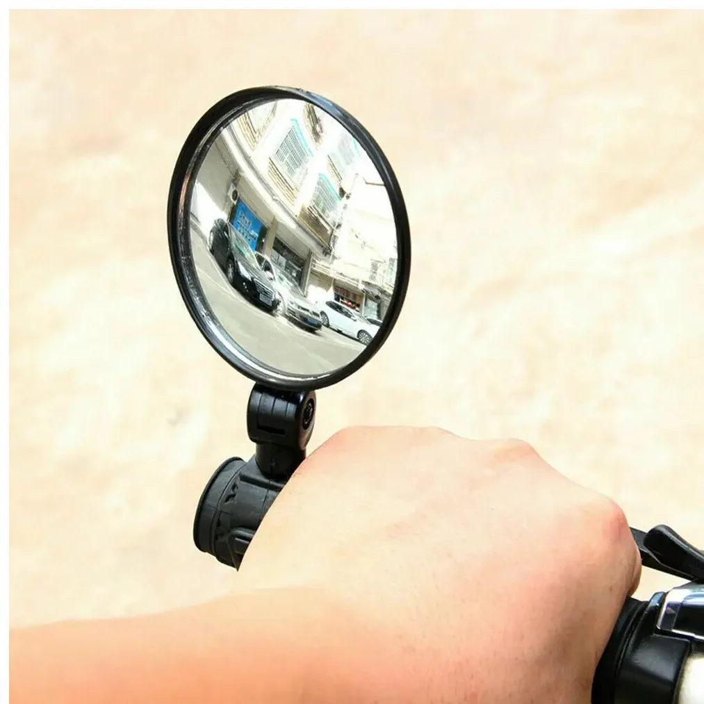 1Pcs Rotating Side Mirrors Mirror Spoiler Rear View Mirrors Motorcycle Rearview Mirror Rear View Mirror 360 Rotation Round
