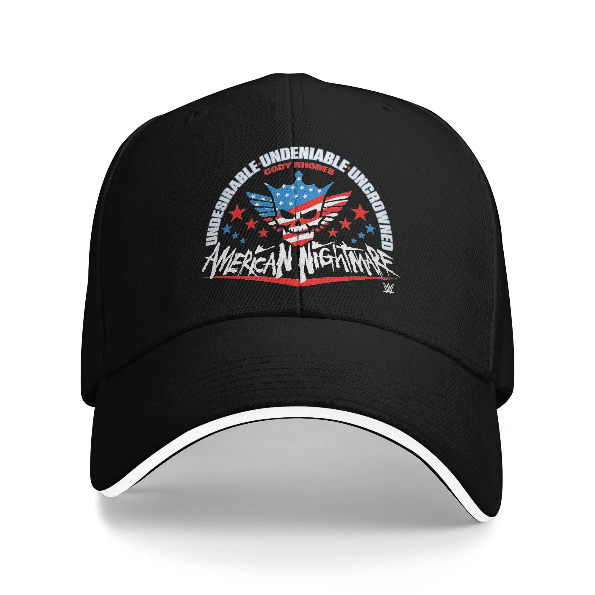 Cody Rhodes American Nightmare  Sandwich Hats ,Hip-Hop,Baseball Cap Wrestling  Hats Breathable Snapback Caps Sun Caps Hats