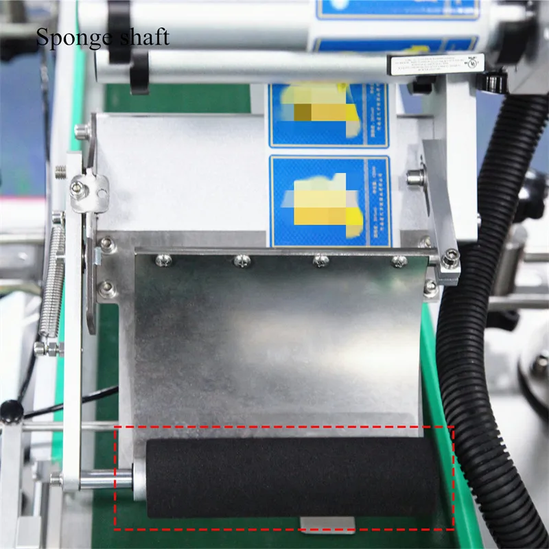 ZXSMART One Side Flat Surface Bottle Plastic Bag Book Automatic Labeling Sticking Machine For Stand Up Pouches Cosmetics Labeler