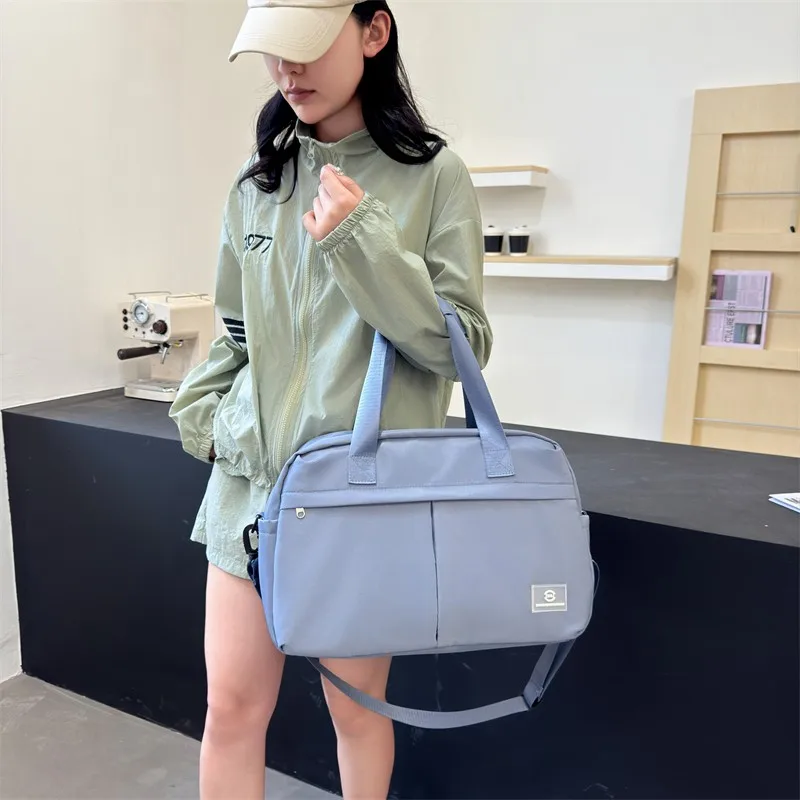 Bolso de viaje cruzado de tela Oxford impermeable para mujer, bolsa de almacenamiento multifuncional, a la espera de parto, 2024