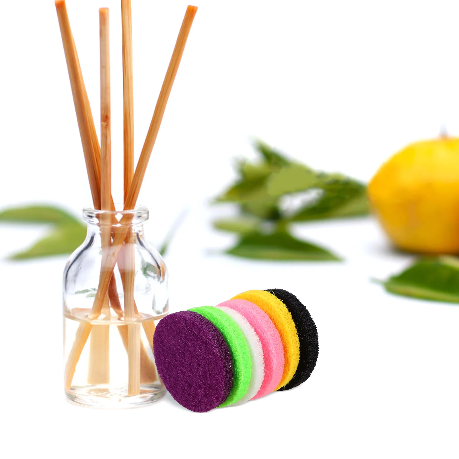 

12pcs Aromatherapy Diffuser Refill Pads Cotton Core Replacement Felt Oil Sponge for Fragrant Diffusion