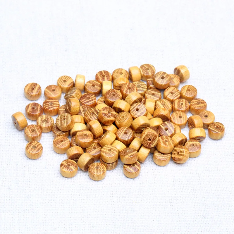 100 Pcs/lot Natural Wooden Bead Green Black Sandalwood Buddha Bead Loose Bead For Jewelry Making Diy Necklace Bracelet Accessory