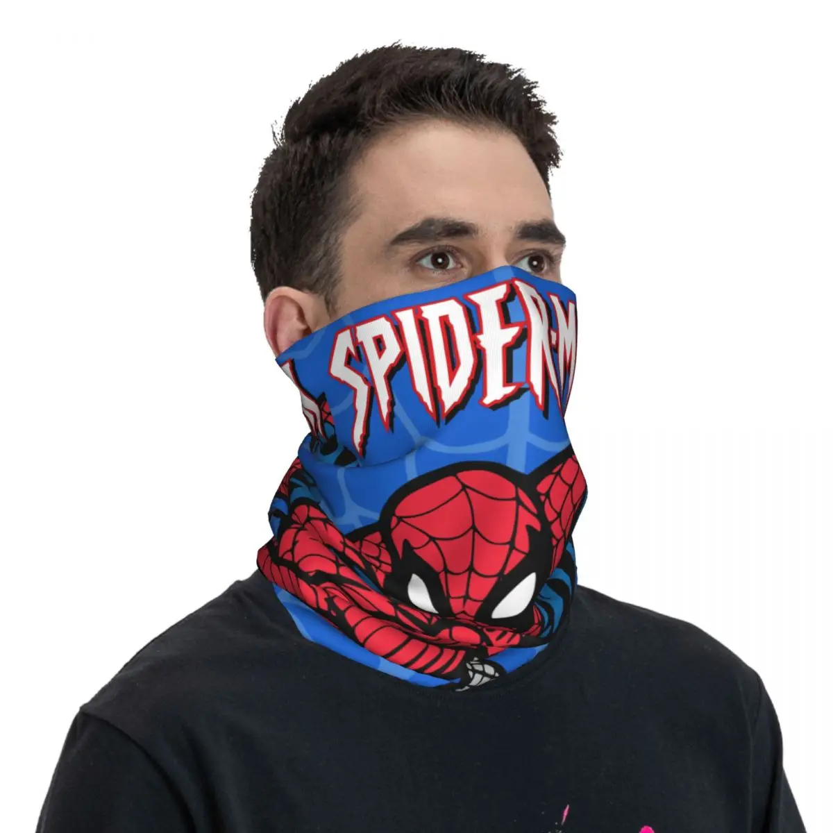 Znaki Bandana Ochraniacz na szyję Klub motocyklowy Marvel Spider Man Chusta Kominiarka Kolarstwo Uniseks Dorosły Wiatroszczelny