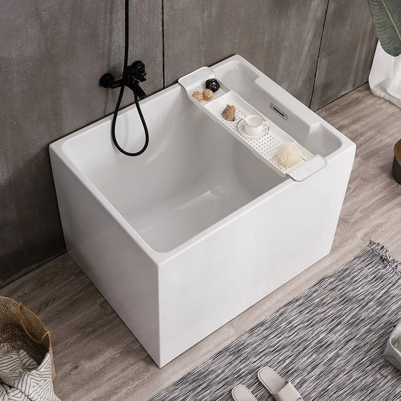 small apartment bathtub with an inner depth of 65 Japanese-style bathtub, small apartment bathtub, household adult bath