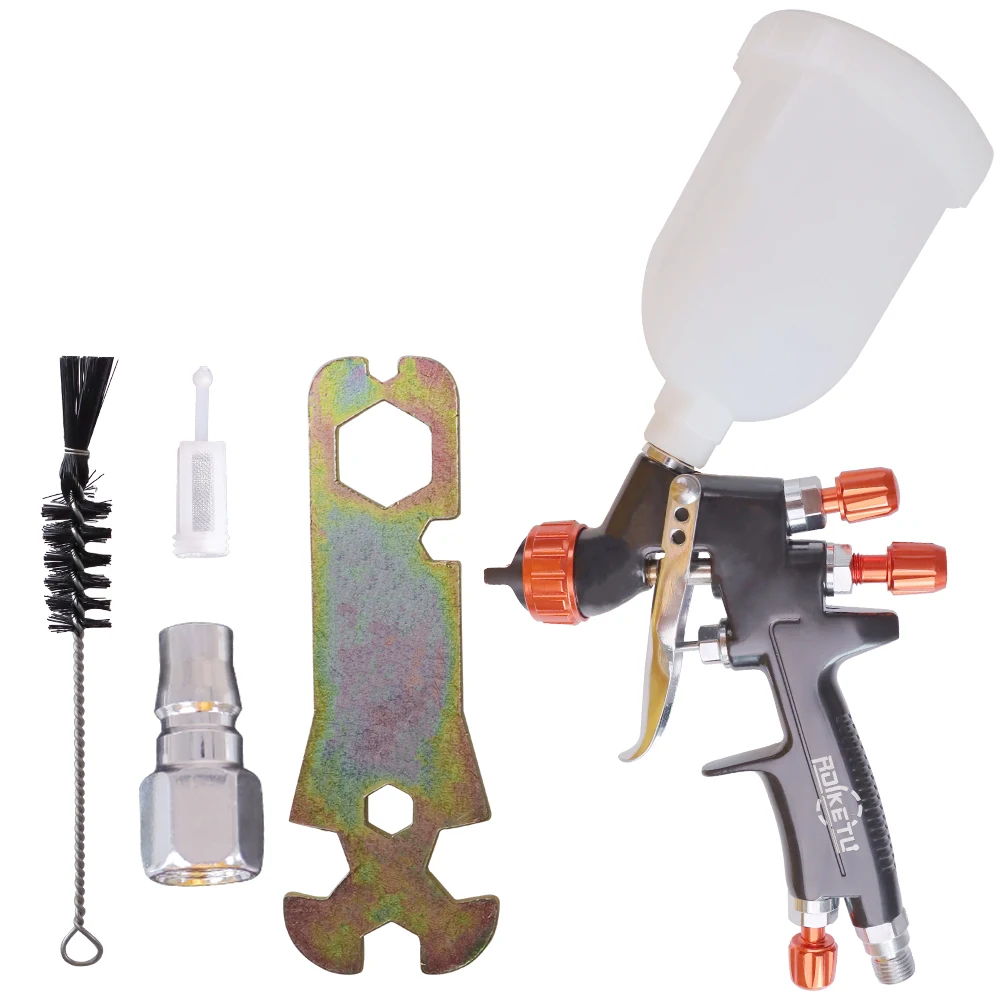 

Spray Gun With 600 Mix Cup Air Spray Gun With Paint Mixing Cup And Adapter Mini Spray Gun Paint Spray Gun 1.2mm Nozzle