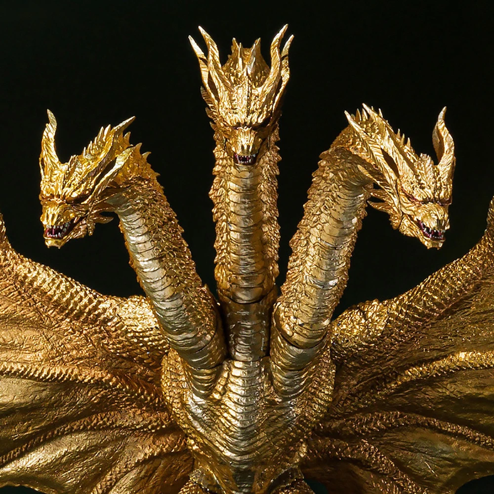 Bandai оригинальный SHMonsterArts King Ghidorah 2019 Speclal Color Ver. Оригинальная Коллекционная модель Аниме фигурки экшн-игрушки