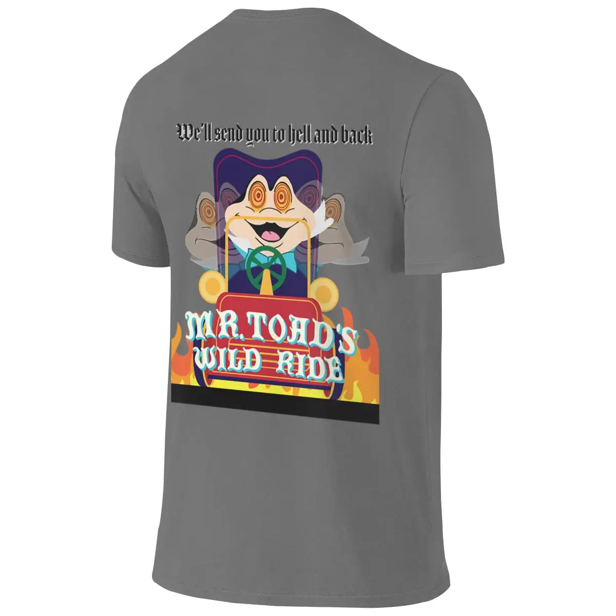Mr Toad S Wild Ride Shopping Reversible T-shirtMinimalist Style Travel Must-Have Short Sleeve