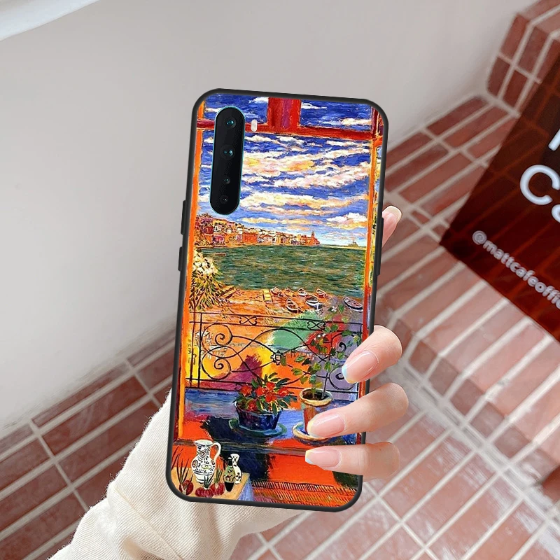 Caso da pintura a óleo de matisse para oneplus nord 2t n10 n20 n100 ce 2 lite capa para oneplus 8t 10t 9rt 8 9 10 pro