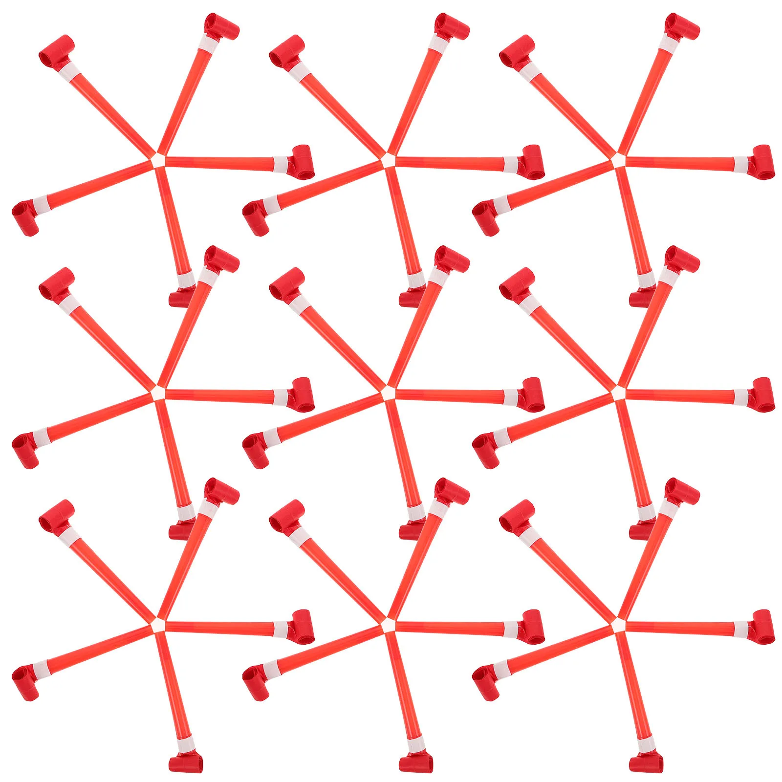 

70Pcs Plastic Whistles Noisemakers Bright Colors Material Parties Family Gatherings Party Whistles