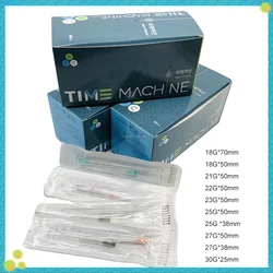 A Box 50pcs Medical Sterile microcannula 25g 50mm 70mm Blunt Tip Micro Cannula Needle for Injectable Hyaluronic Acid Fillers