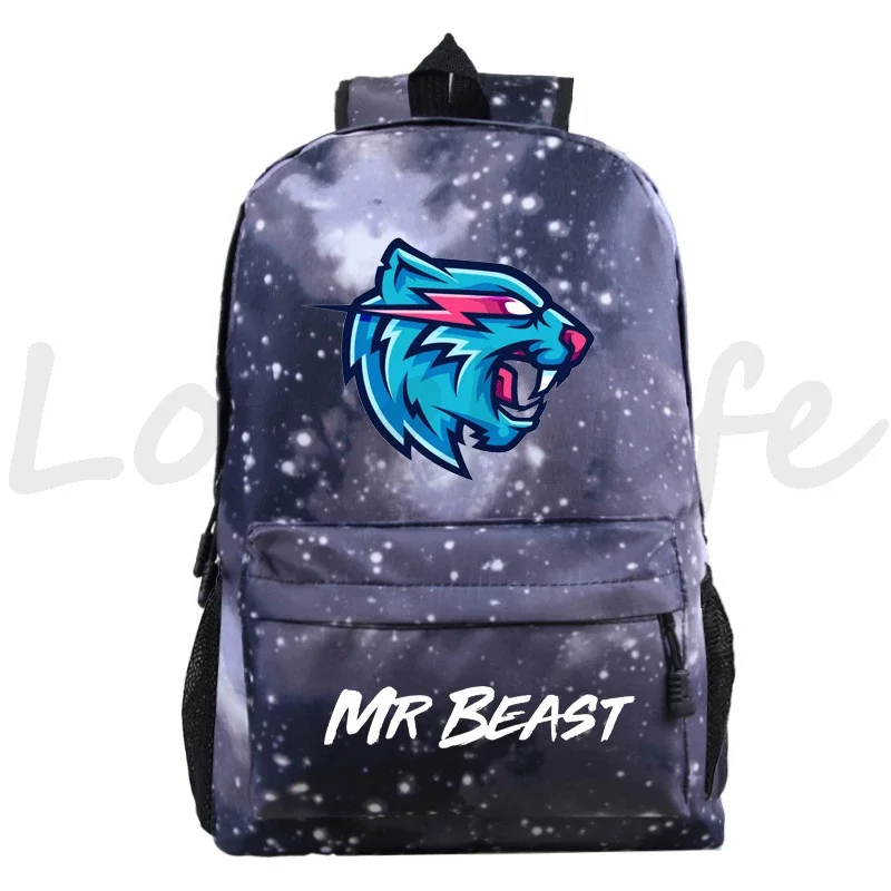 Mr Beest Bliksem Kat Rugzak Jongens Meisjes Studen Schooltas Kinderen Rugzak Mr Beest Tas Laptop Knapzak Kids Schooltas