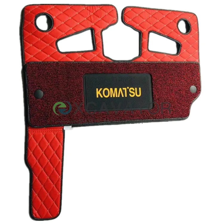 For  foot mat suitable for Komatsu PC60-8 70-8 cab foot mat floor adhesive carpet accessories  Excavator