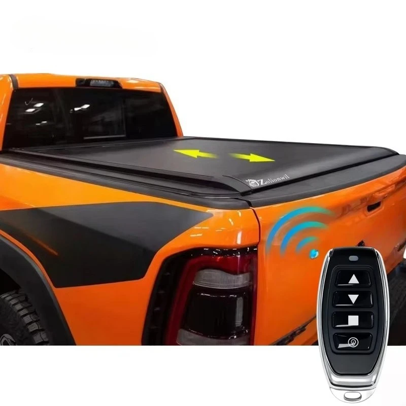 

Easy To Install Electric Pickup Cover Tonneau Roller Shutter Bed Truck For RAM's 5.8FT