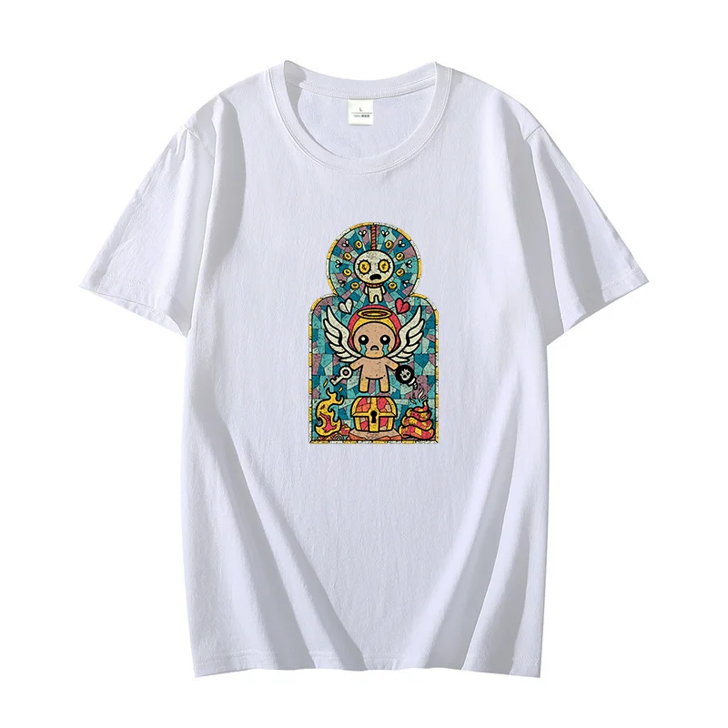Binding Of Isaac Afterbirth Binding Cotton T-shirt Graphic T Shirts Oversize t-shirts Short Sleeve t-shirts Summer Men Clothing