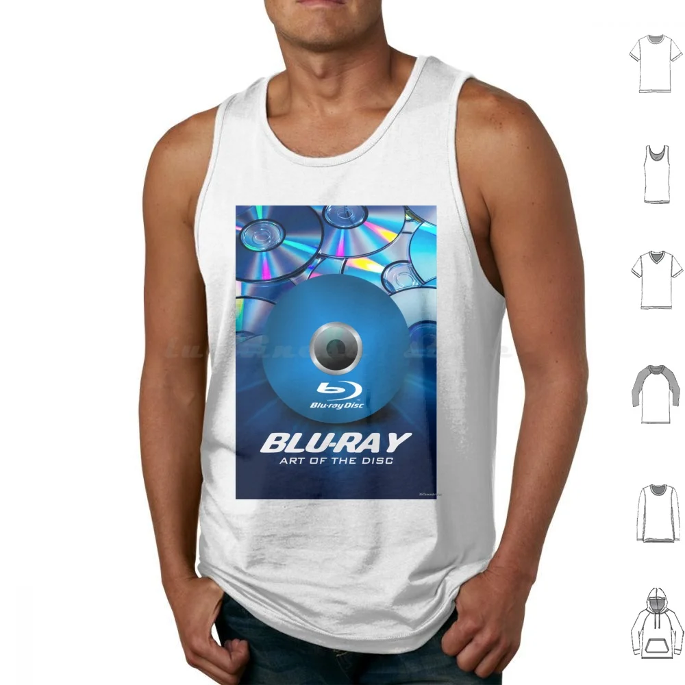 Blu-Ray : Art Of The Disc By 360 Sound And Vision Tank Tops Print Cotton Blu Ray Art Of The Disc Blu Ray Disc Blue Movies