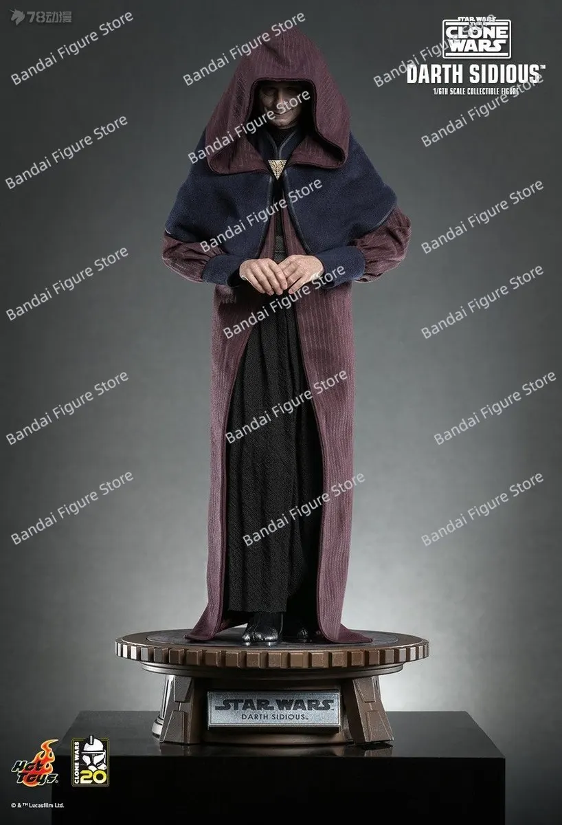 

HOTTOYS HT TMS102 1/6 Darth Sidious Movable Man Action Figure Star Wars Emperor Delicate 12" Full Set Figurine Model Gift