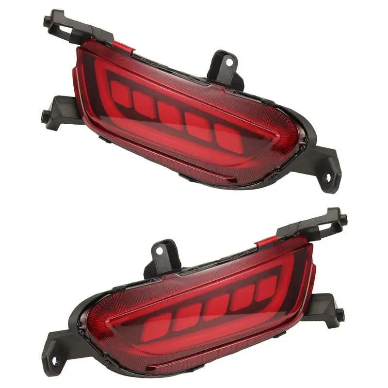 A82M-For Mazda CX-3 CX3 2015-2020 1Set Car LED Rear Fog Lamp Brake Light Turn Signal Light Reflector Bumper Light