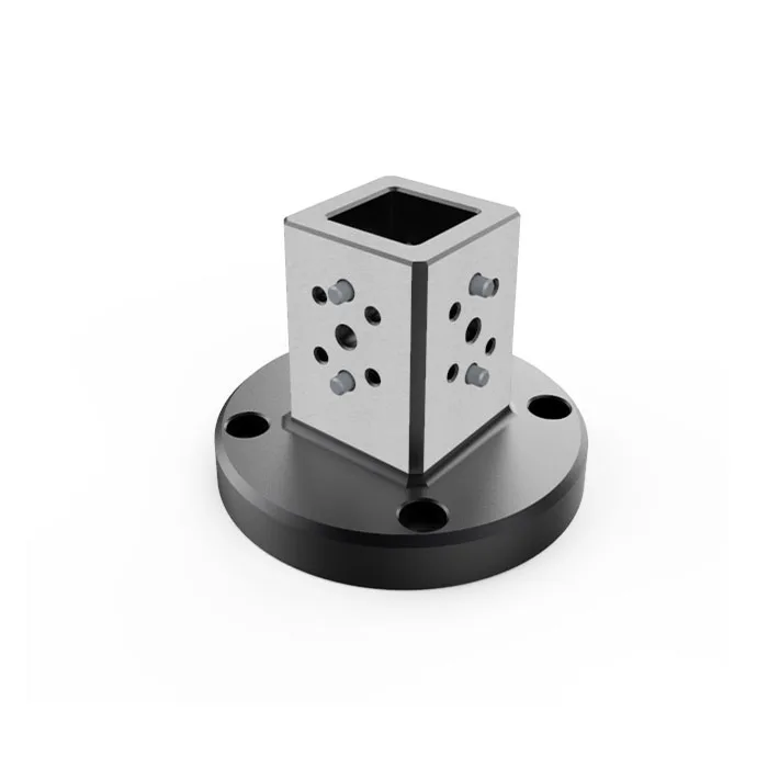 Lápide de aço CNC de precisão com coluna de ferramentas redonda - Dispositivo de usinagem multifacetado