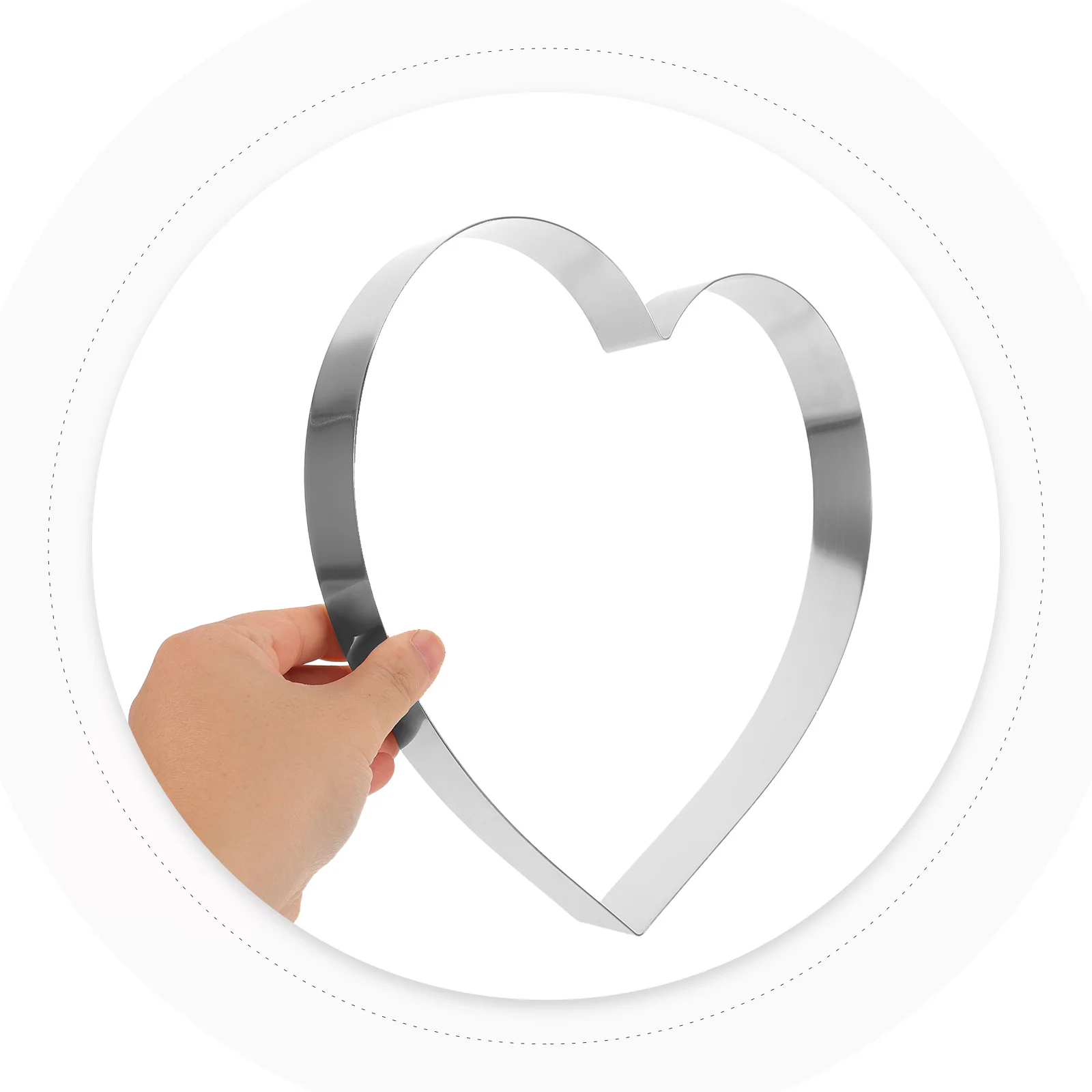 

Stainless Steel Heart Shaped Cake Pan Mousse Mold for Special Occasions Baking Rings Fondant Molds Heart Cake Mold