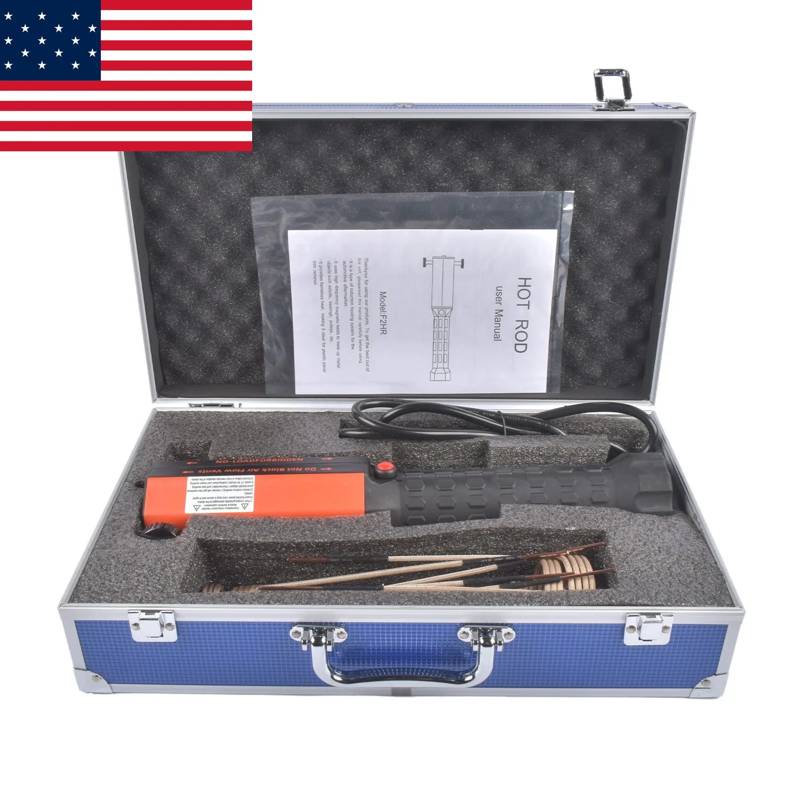 AP03 8 Coil Sizes Magnetic Induction Heater 110V 1000/1200W for Rusty Bolt Removal