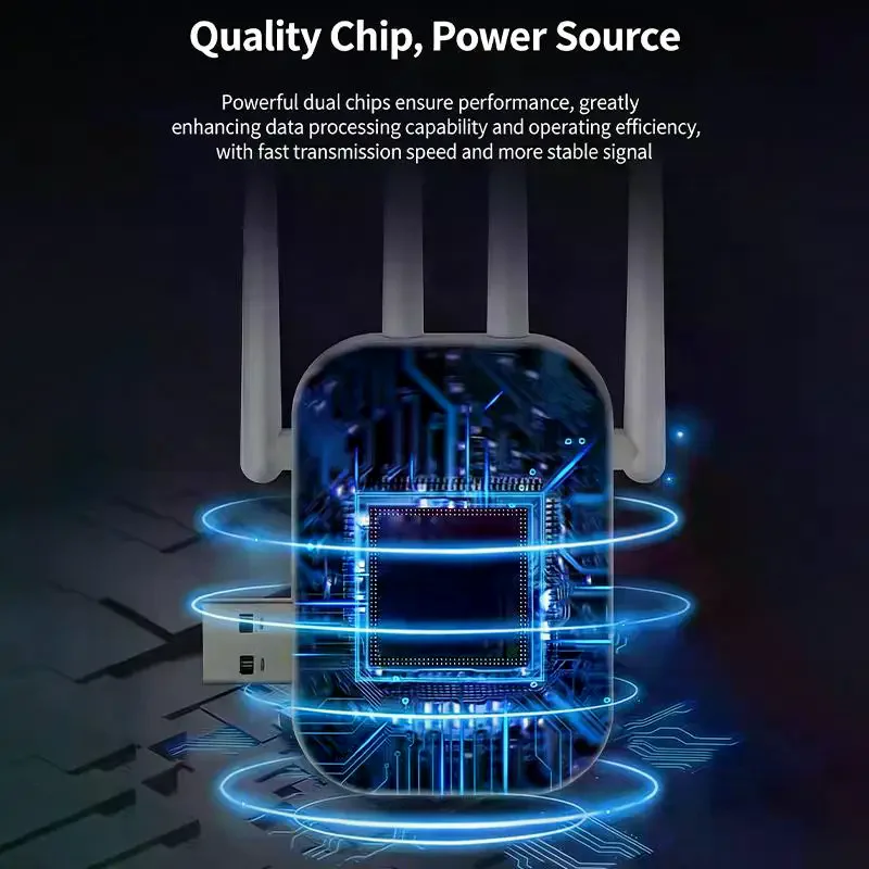 

1 шт. Wi-Fi роутер с усилителем сигнала дальнего действия, 300 Мбит/с, беспроводной репитер, расширитель сигнала Wi-Fi 2.4G, усилитель сигнала