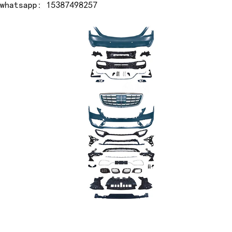 For Car Auto pp Bumpers Maybach Model Body Kit for Mercedes benz S Class W222 2014-2020 Year Convert Maybach Model