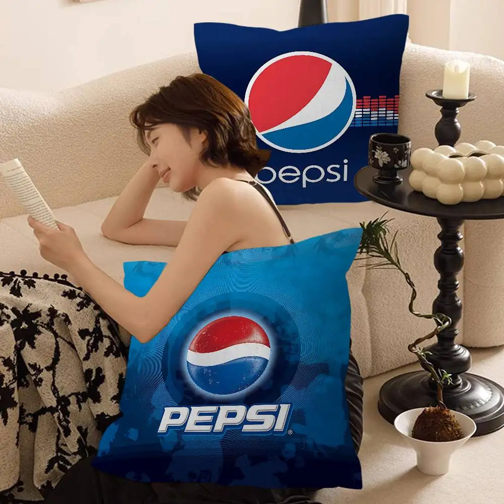 Fashion P-pepsi Art Cool Decorative Room Aesthetics Pillow Case Home Decor Bedroom Sofa Bed Couch Pillow Cover 45x45