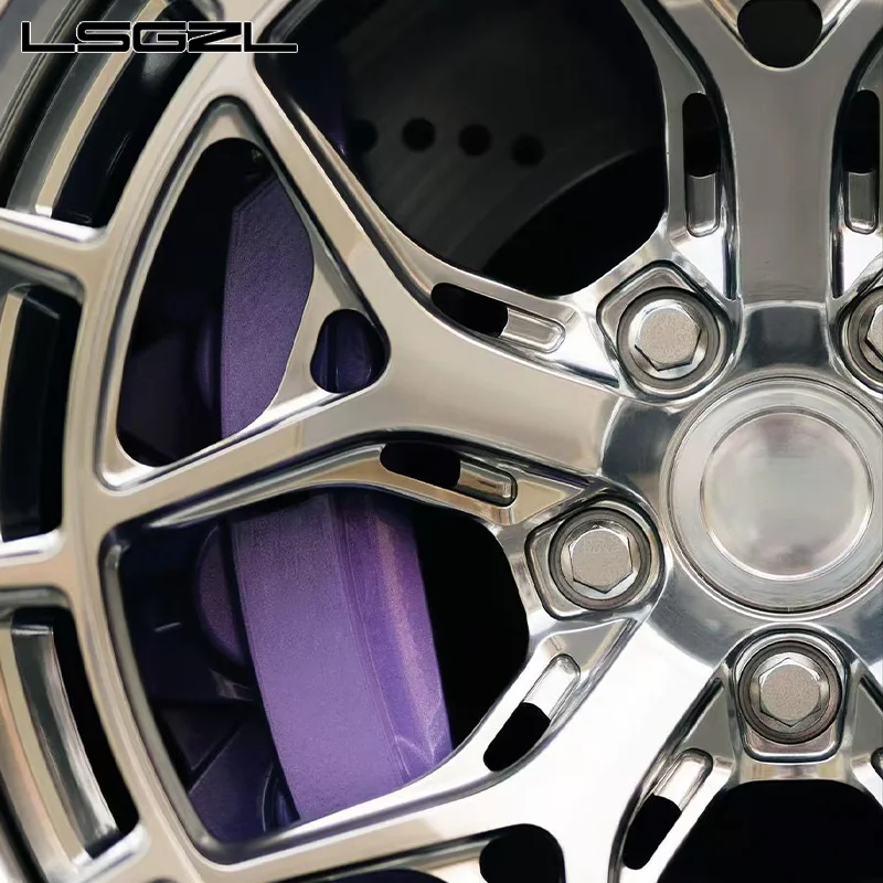 Bestseller Hot Sale Custom Forged Chrome Polish Concave Design Wheels 5x130/114.3/120 17 18 19 20 21 Inch for Audi C8 Urus bmw