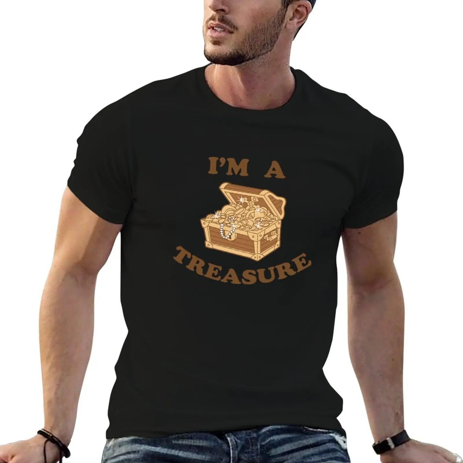 

man for funny T-Shirt I'm Treasure man shirts shirt percent cotton t A 100 t