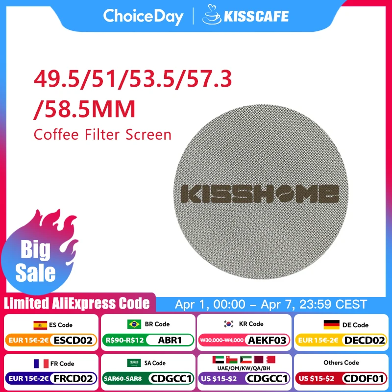 Espresso Puck Bildschirm Filter Bildschirm Mesh Platte Siebträger Wiederverwendbare Kaffee Machen Für Espresso Maschine Zubehör Barista Werkzeuge