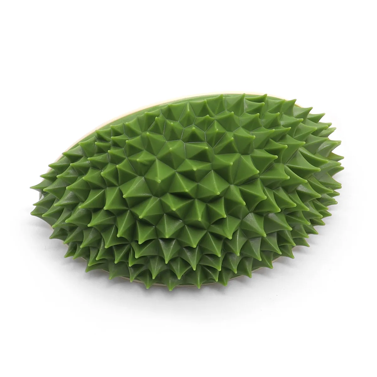 Sakkrrua Juguete para aliviar el estrés para gatos, juguete en forma de Durian, juguete para aliviar el estrés y la picazón para gatos, verde, 1 pieza