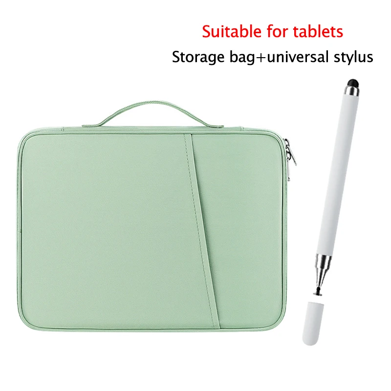 IPad tablet bag storage, portable storage, business travel, lightweight accessories, silicone head, touch pen, handwriting pen