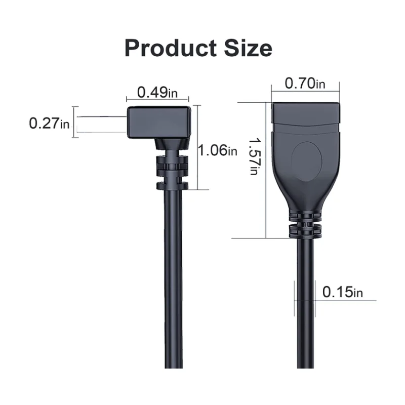 Кабель-удлинитель для передачи данных со штекера на гнездо USB 3,0