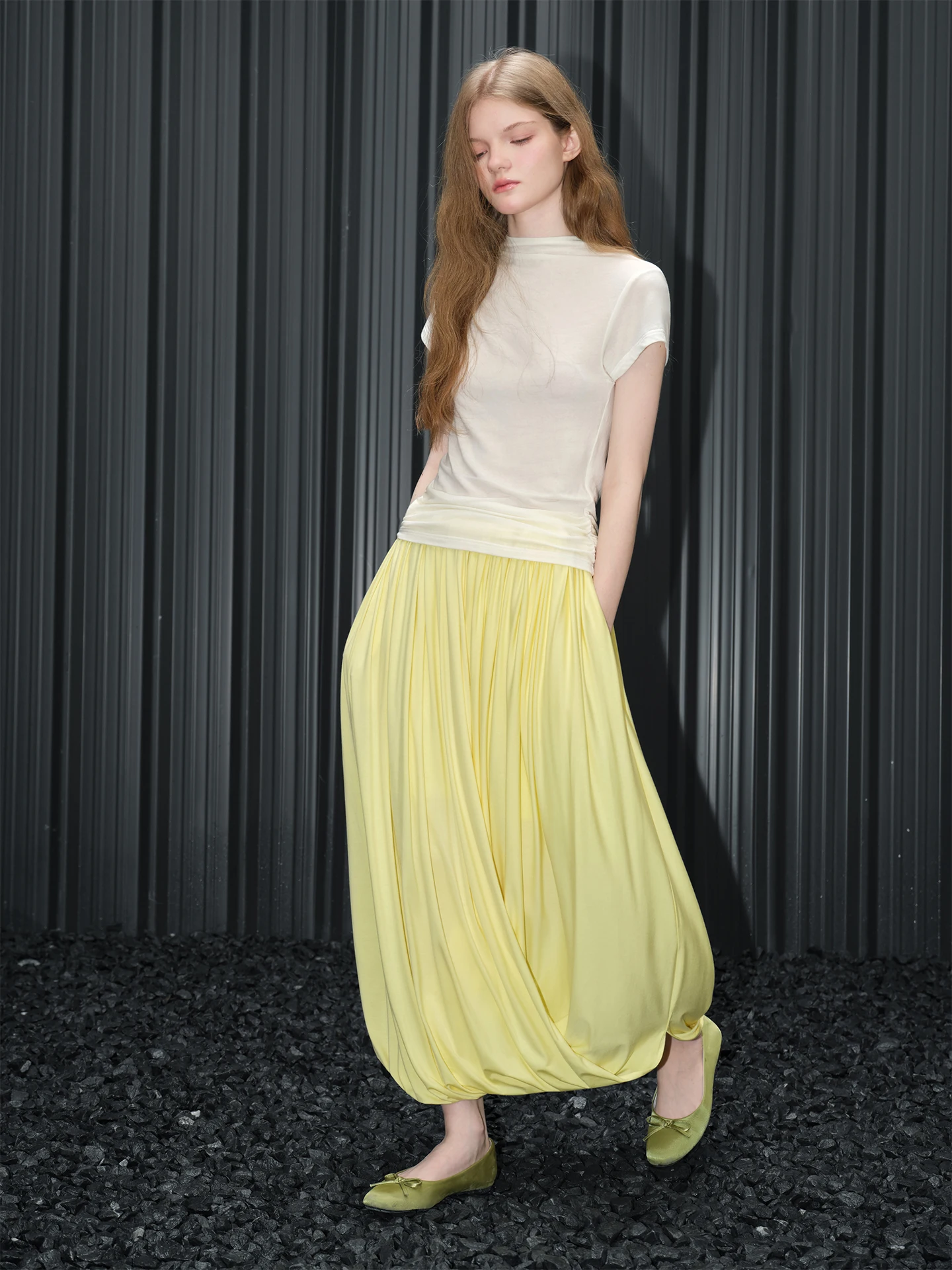 

Юбка женская Huiqing средней длины, весна-лето, новинка, модный дизайн, плиссированная, с завышенной талией, элегантная и красивая