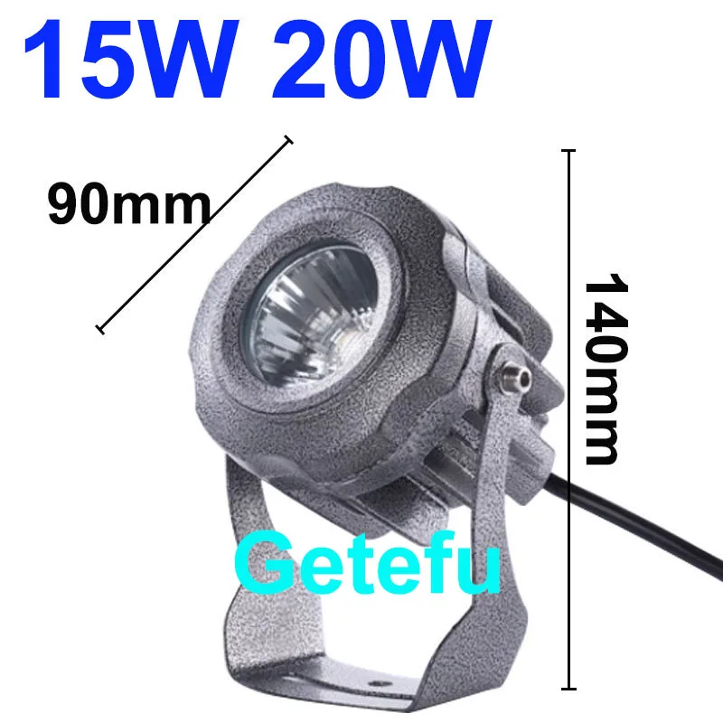 LED-Rasenleuchte für den Außenbereich, 20 W/30 W, 40 W, Wandfluter, wasserdichte Flutlichter, LED-Spot-Lampe, Außenlandschaftsbeleuchtung, 100–240 V, DC24 V – Detail 8