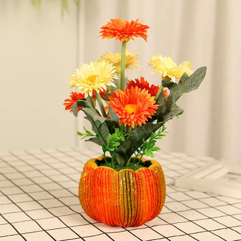 1Pcs Simulated Plants Artificial Bonsai Decor Desktop Coffee Table Windowsill Bedroom Dining Table Senior Center School Office