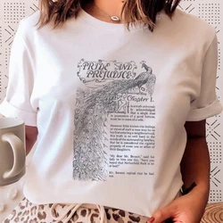 Pride and Prejudice T-Shirt Jane Austen Shirt Booktok Bookish Merch Mr Darcy Pemberley Reading Shirts Bookish Short Sleeves Top