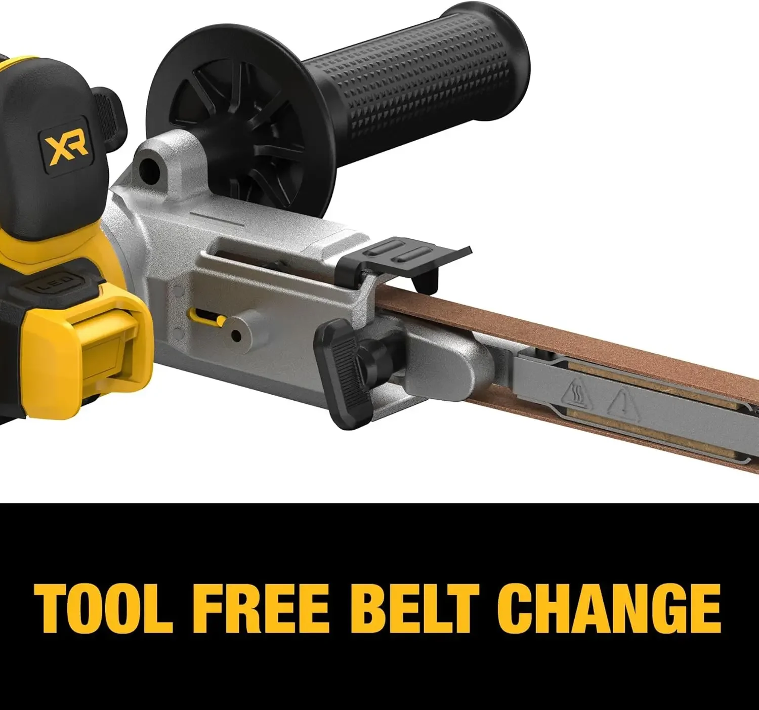 DEWALT 20V MAX XTREME Cordless Bandfile Power Tool Belt Sander Kit with Battery and Charger Included (DCM200E1)