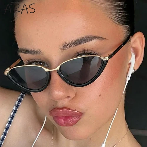 Imagen 2 del producto Gafas de Sol Retro Pequeñas de Ojo de Gato para Mujer 2026, Marca de Lujo, Gafas de Sol Sexys para Exteriores, Protección UV400, Gafas de Conducir para Mujer, Gafas de Moda