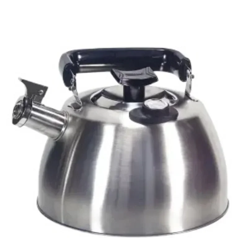 Stainless Steel Whistling Water Kettle with Temperature Gauge for Induction and Gas Stove - 2.5/3.5L