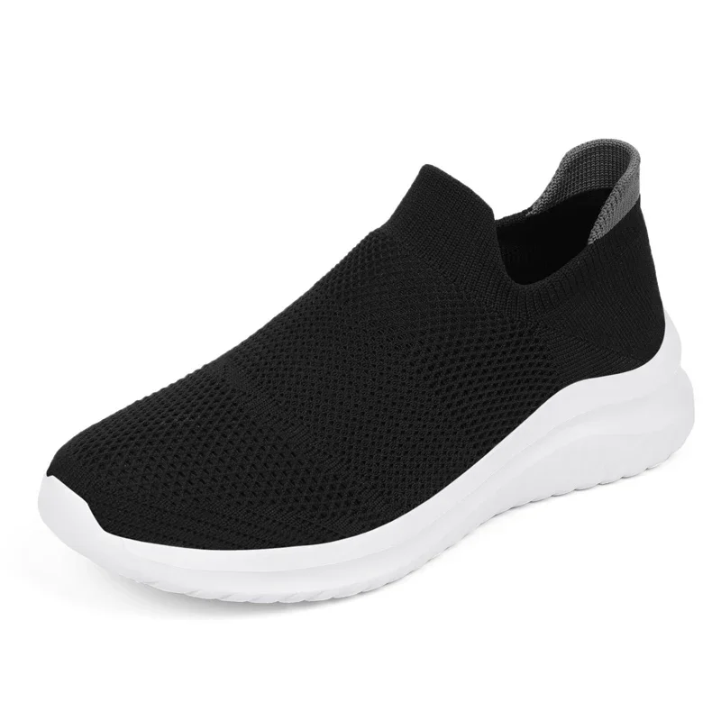 

Men's Casual Shoes Knit Slip-on Lightweight Running Sneakers Mesh Breathable Sports Shoe Outdoor Walking Jogging Shoes