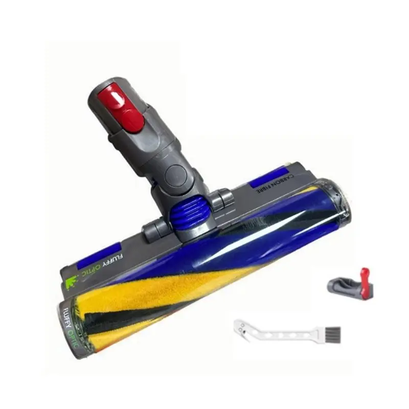 

Запасные части для тонкого пылесоса Dyson V12/V10 — мягкая роликовая головка с обновлением зеленой светодиодной подсветки