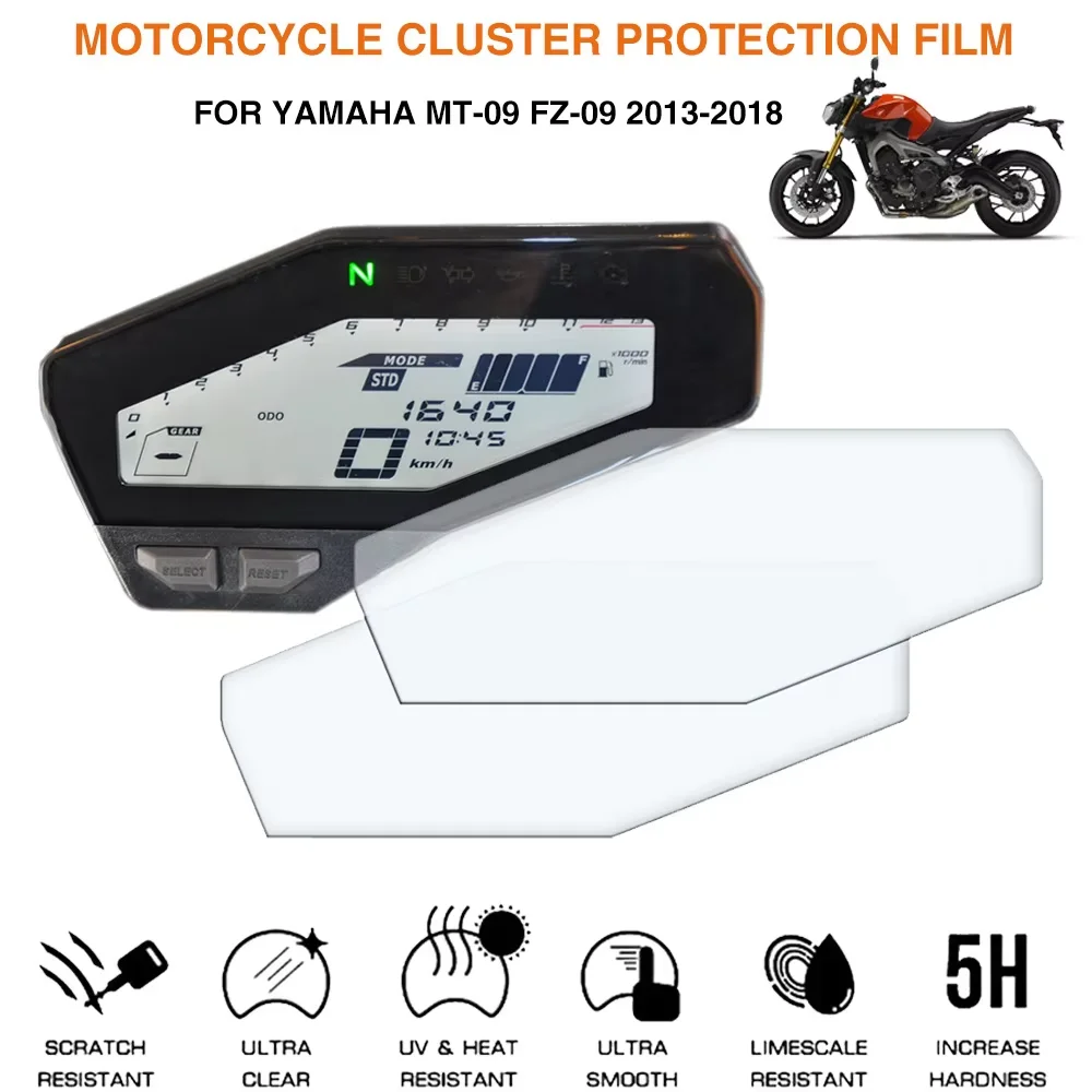 for Yamaha MT-09 FZ-09 Cluster Scratch Cluster Screen Protection Film Protector MT09 MT 09 FZ09 FZ 09 Motorcycle Accessories