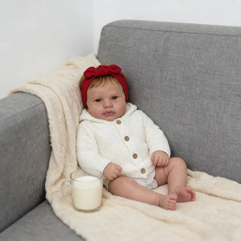 

19inch 48cm Soft Touch Cotton Body Baby Doll Loulou Best New Year Gift