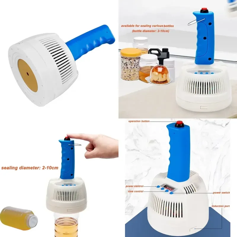 220V 110V Hand Held Electromagnetic Induction Sealer Bottle Sealing Machine Aluminum Foil Medical Plastic Capping Machine