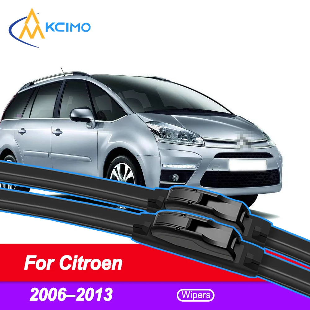 

2PCS HD Car Windscreen Wipers for Citroen C4 Picasso 2006-2013 Citroën Grand C4 Picasso Front Windshield Auto Wipers Blade