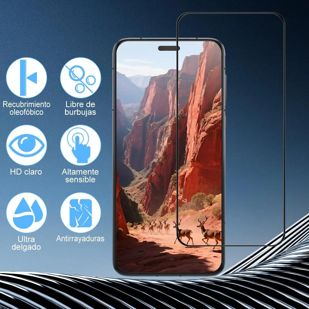 لهاتف Huawei Honor Magic 7 Pro 5G HD واقي شاشة غراء منحني بأربعة جوانب #3