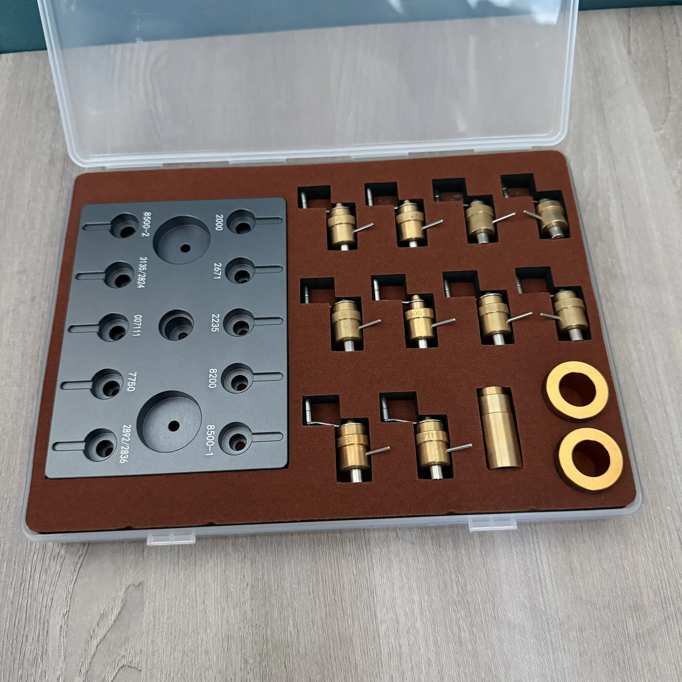 Watchmaker Mainspring Winding Barrel Set for Automatic Movement Repair and Assembly Service Tool